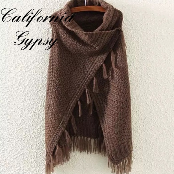 Jackets & Blazers - Western Boho Tassel fringe Knit vest